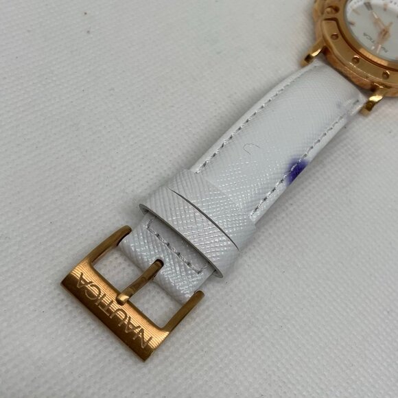 Nautica Porthole women watch NAPPRH009 rose gold tone 35mm stainless running - Picture 4 of 8